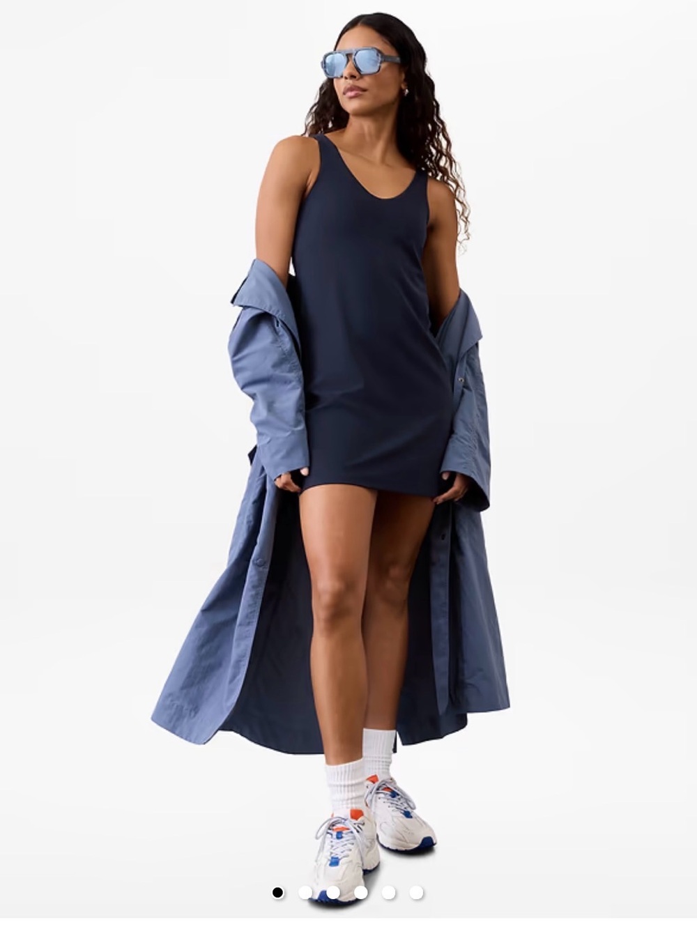 Athleta Navy Tank Dress